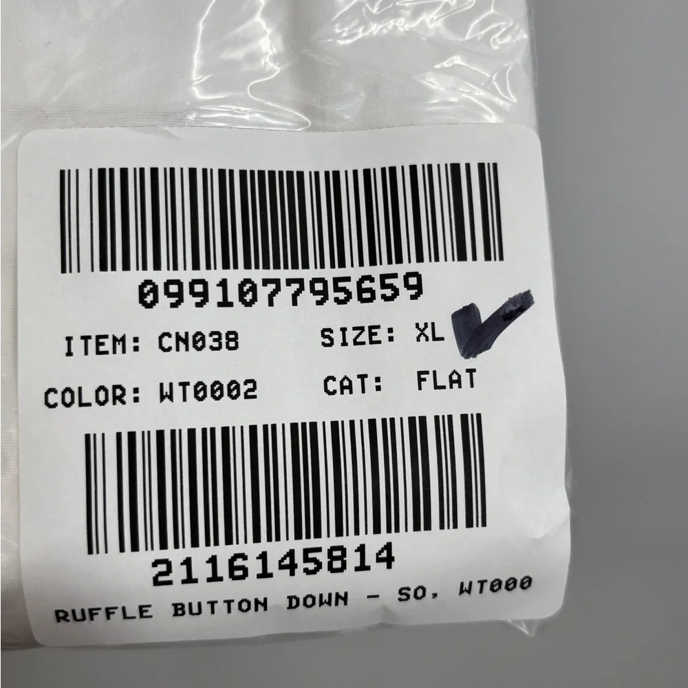 J.Crew Ruffle button-up top - Picture 5 of 8